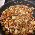 Fried cabbage with bacon and onion recipe