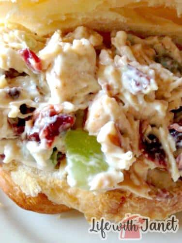 Chicken Salad on Croissants-image
