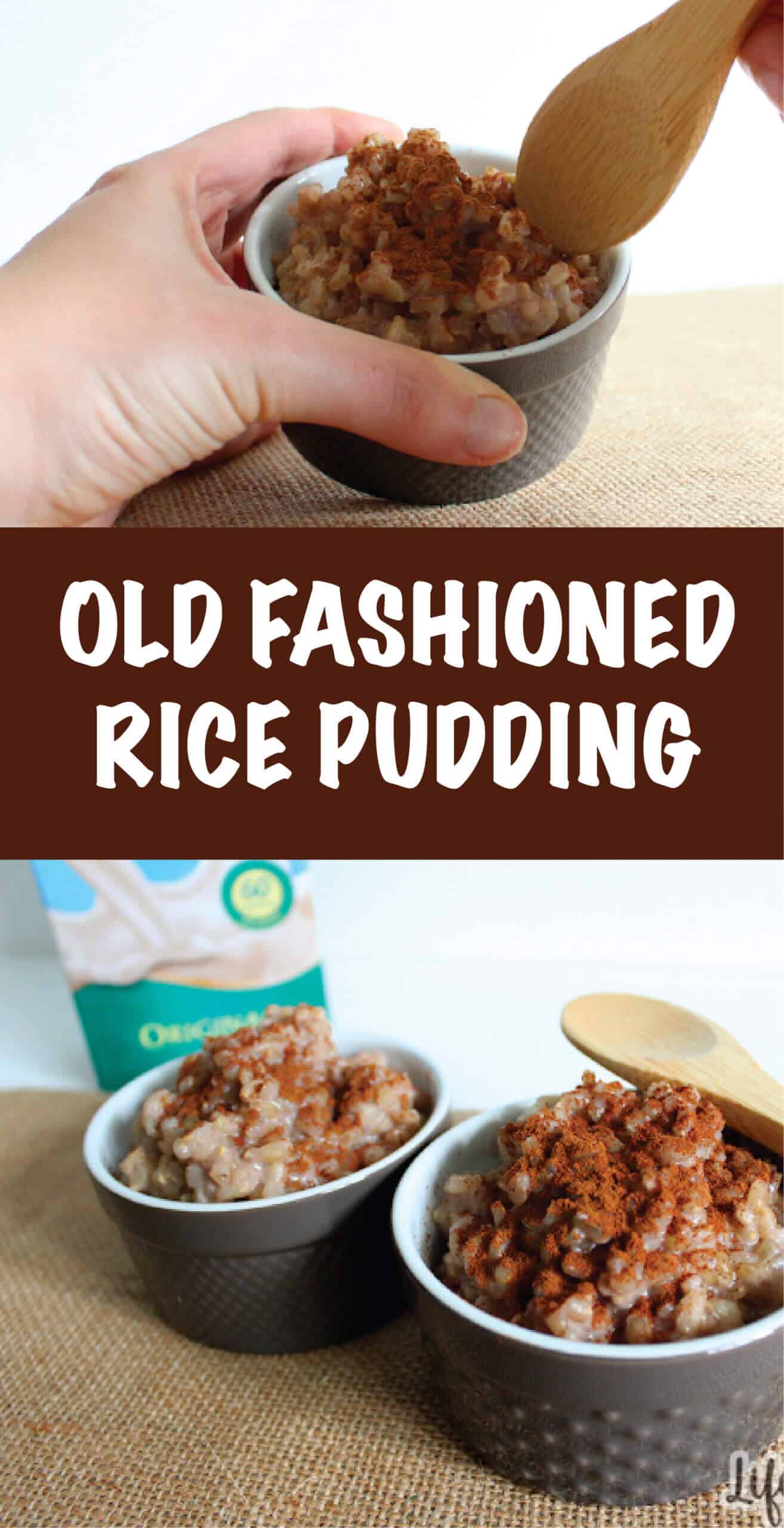 OLD FASHIONED RICE PUDDING