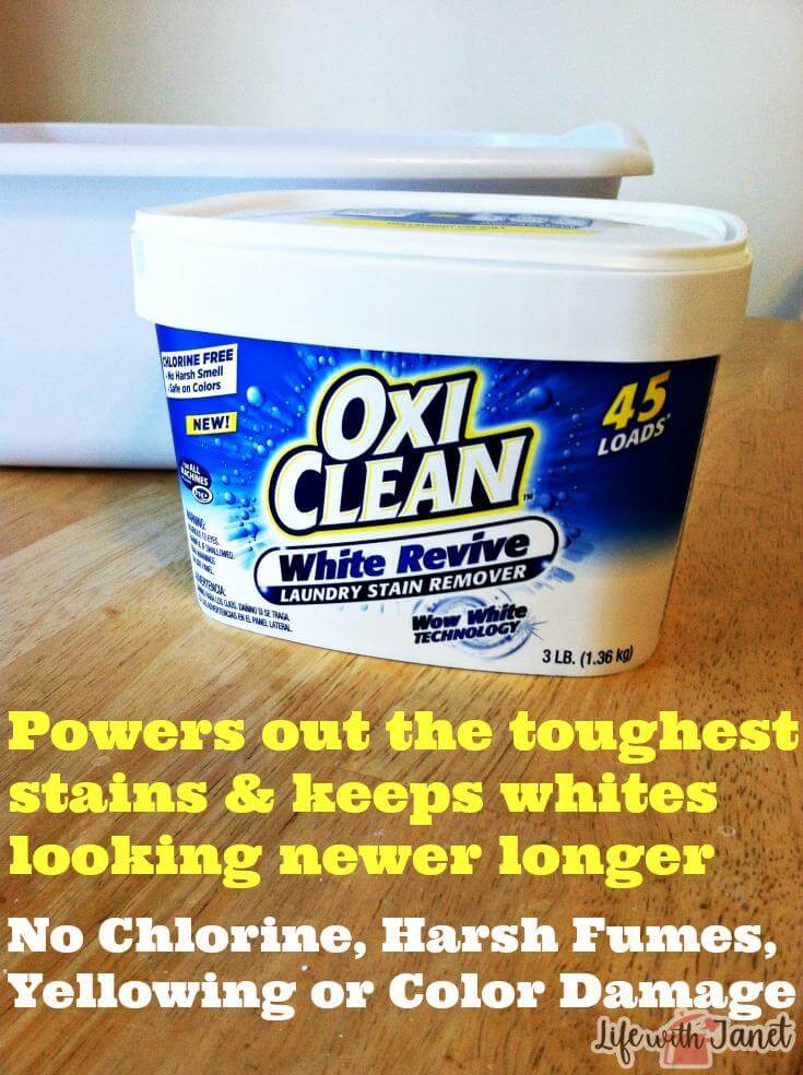 No More Summertime Stains with OxiClean™ White Revive™ Stain Remover