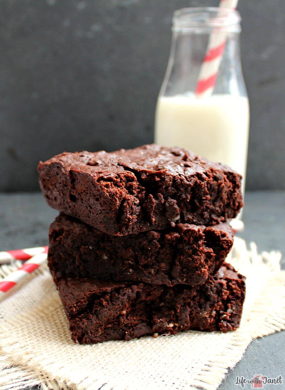 5 Ingredient Hot Cocoa Mix Microwave Brownies