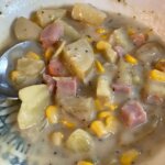 Corn Chowder with Ham and Potatoes