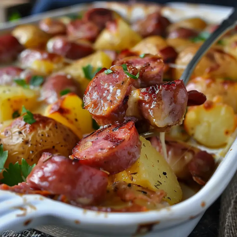 Smoked Sausage and Potato Bake