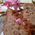 Strawberry Bread with Pink Icing