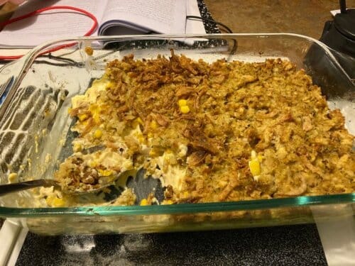 CHICKEN AND DRESSING CASSEROLE