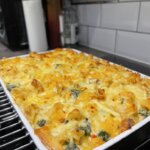 Chicken and spinach pasta bake recipe