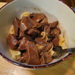 Tender Beef Tips with Noodles