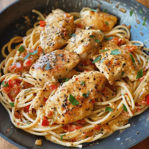 Italian Creamy Chicken Pasta