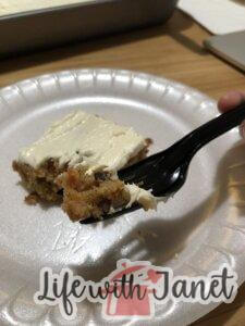 Carrot Cake Sheet