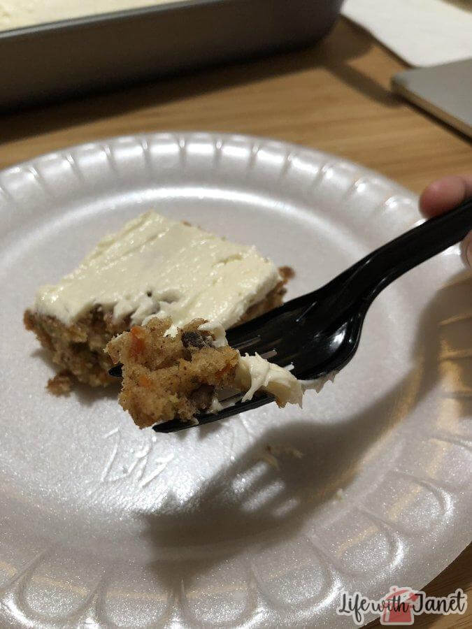 Carrot Cake Sheet