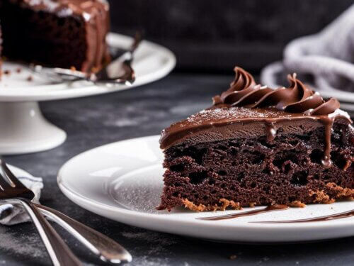 Chocolate Depression Cake