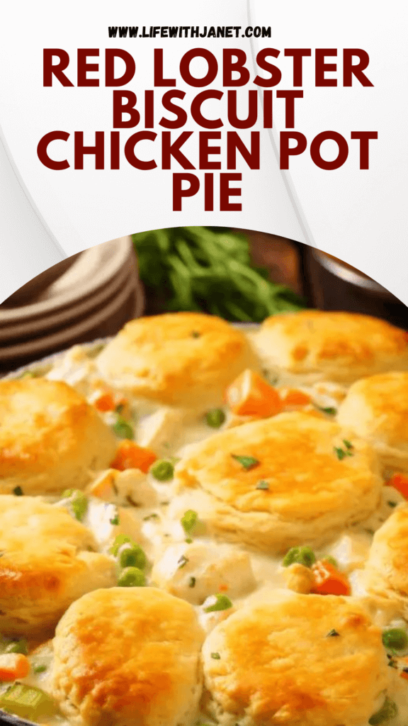 Dive into a creamy pot pie with a twist! Experience the classic flavors of chicken pot pie with a hint of Red Lobster biscuit.