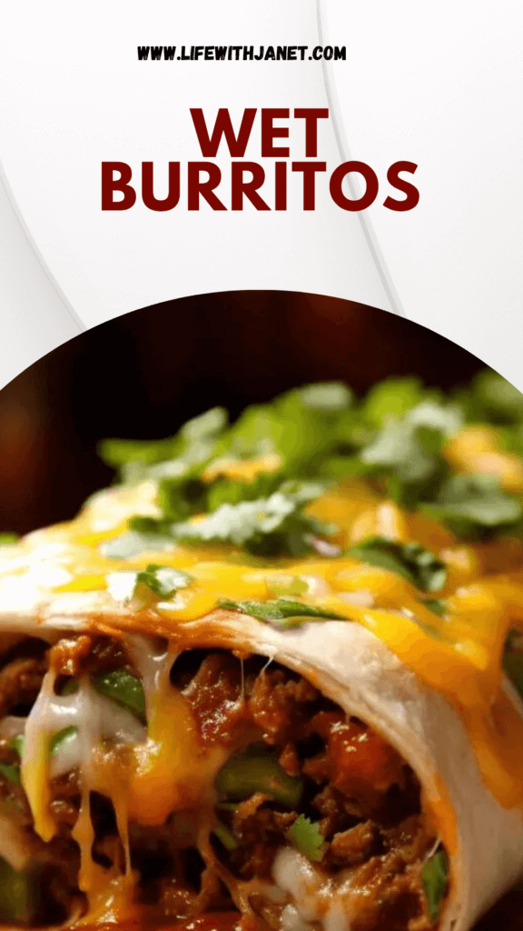 Spice up your meal with these savory wet burritos dripping in sauce. A perfect fusion of flavors that melt in your mouth!