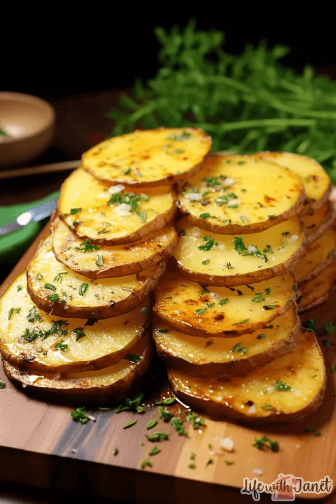 Oven-Baked Potato Slices