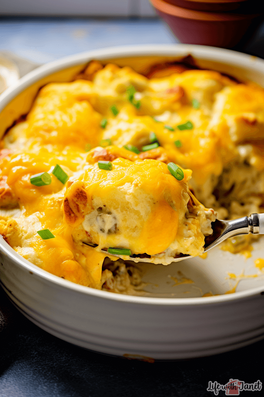 Chicken Bubble Biscuit Bake Casserole