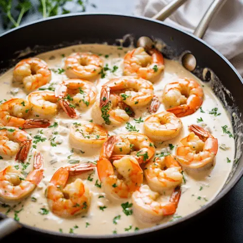 Creamy Garlic Shrimp