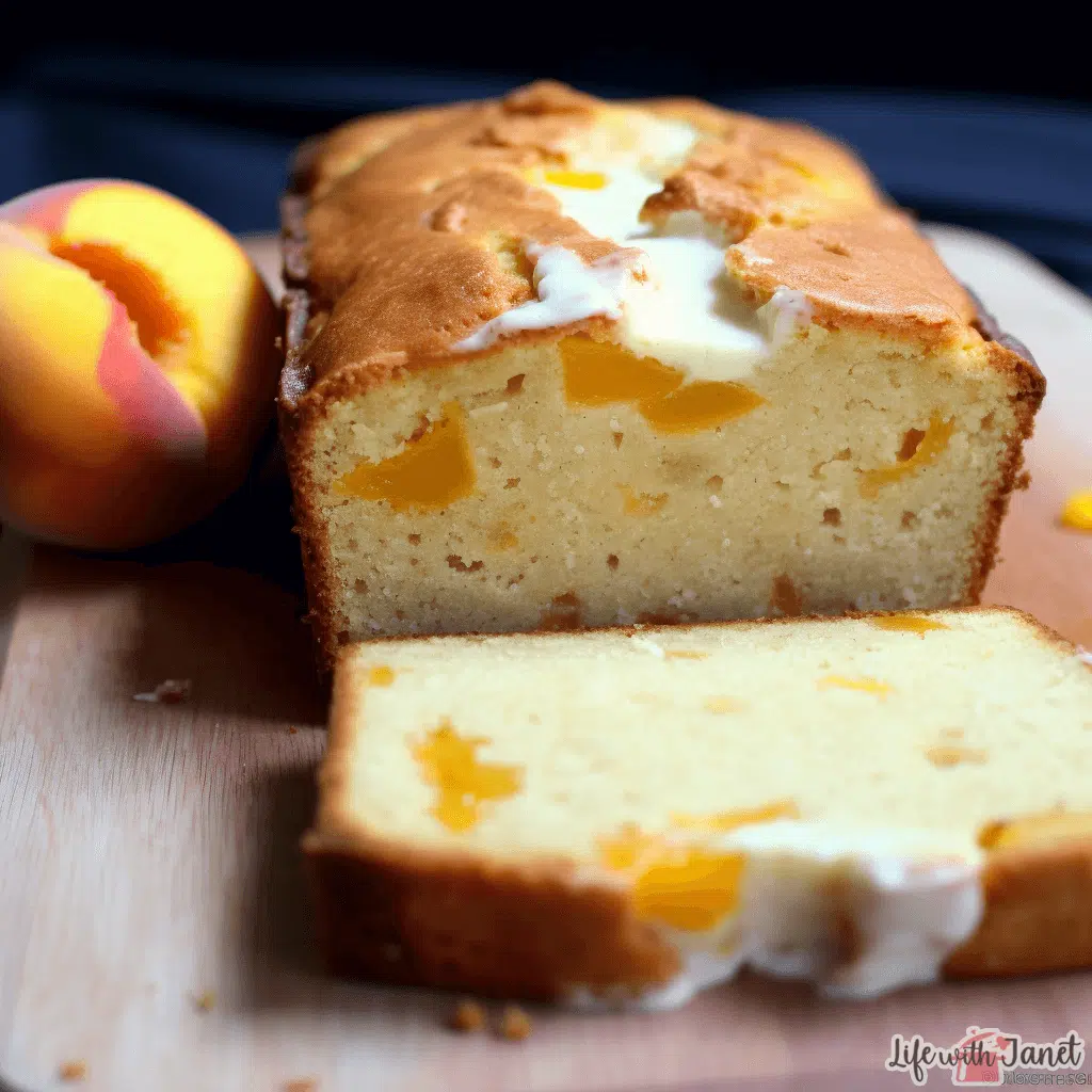 Peaches & Cream Cheese Loaf