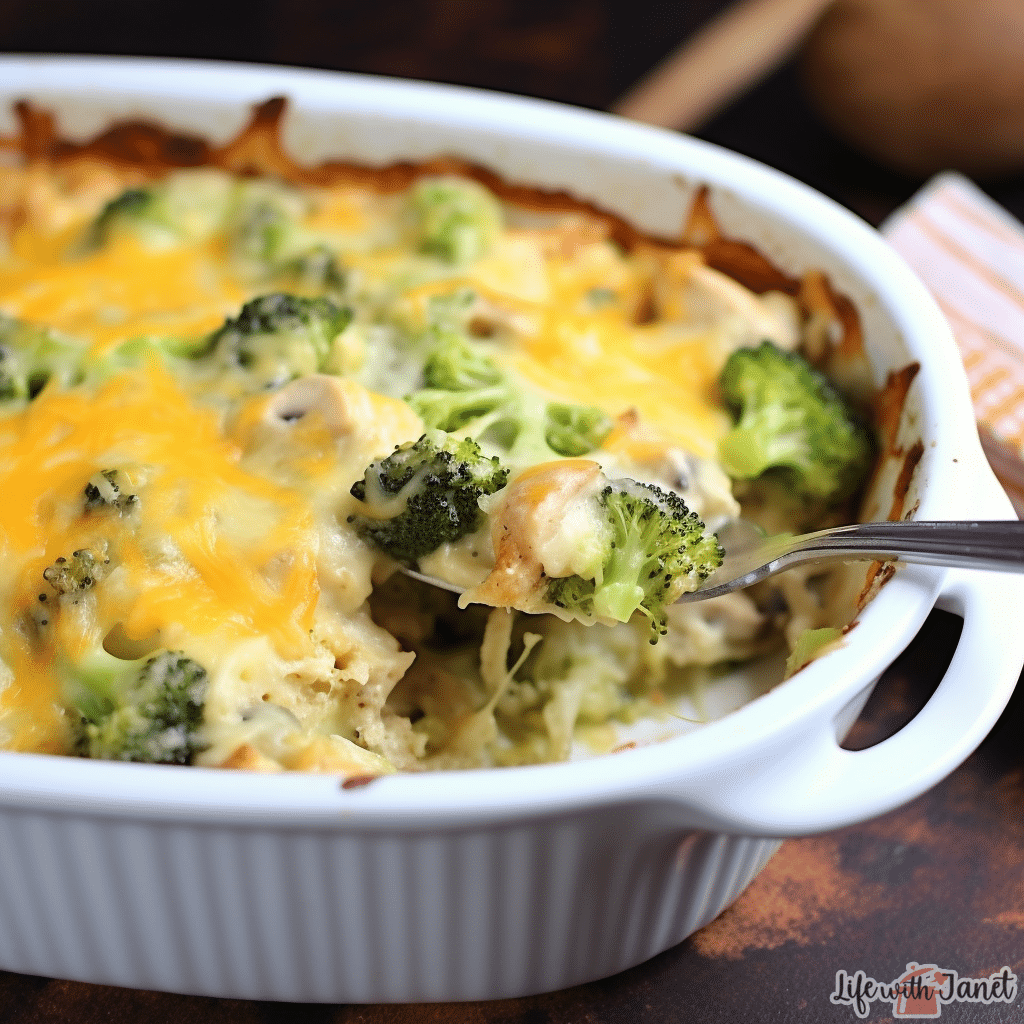 Skinny Chicken Broccoli Casserole