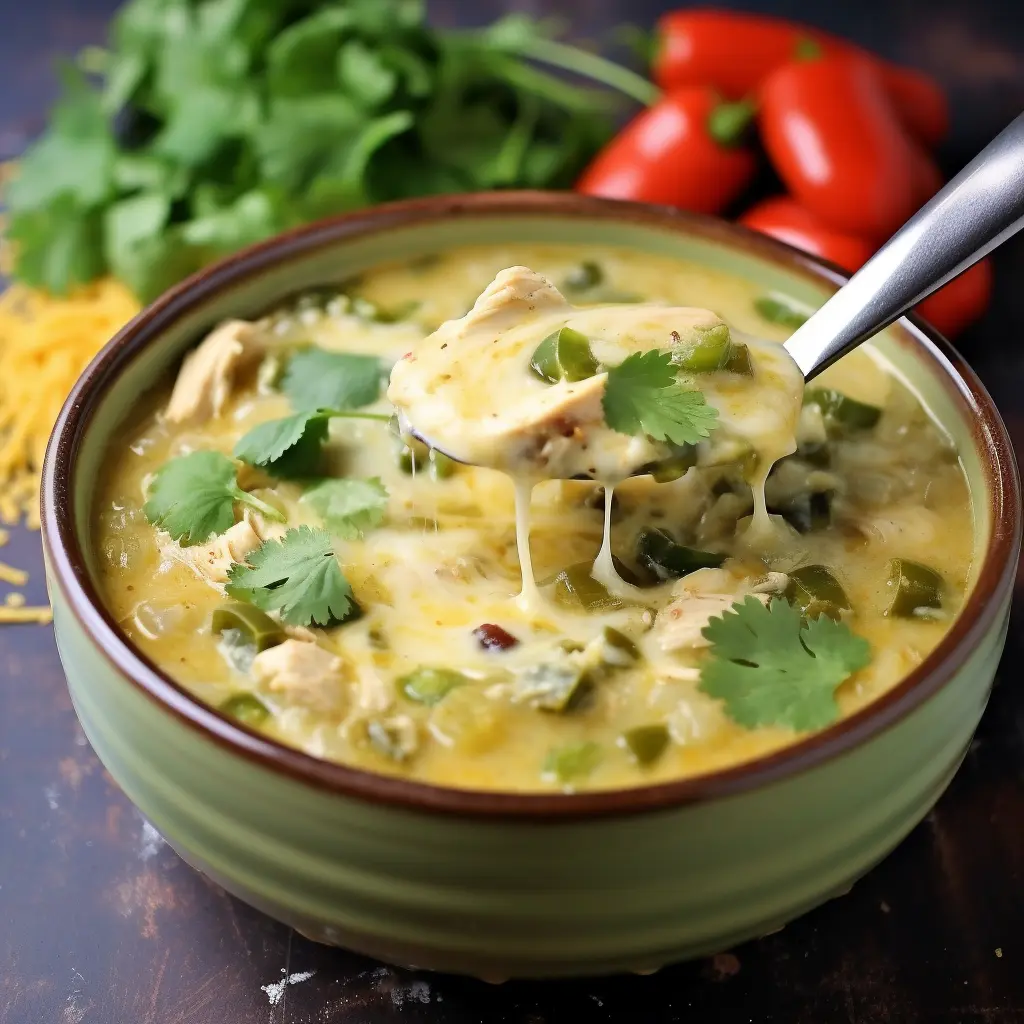 Crock Pot Green Enchilada Chicken Soup