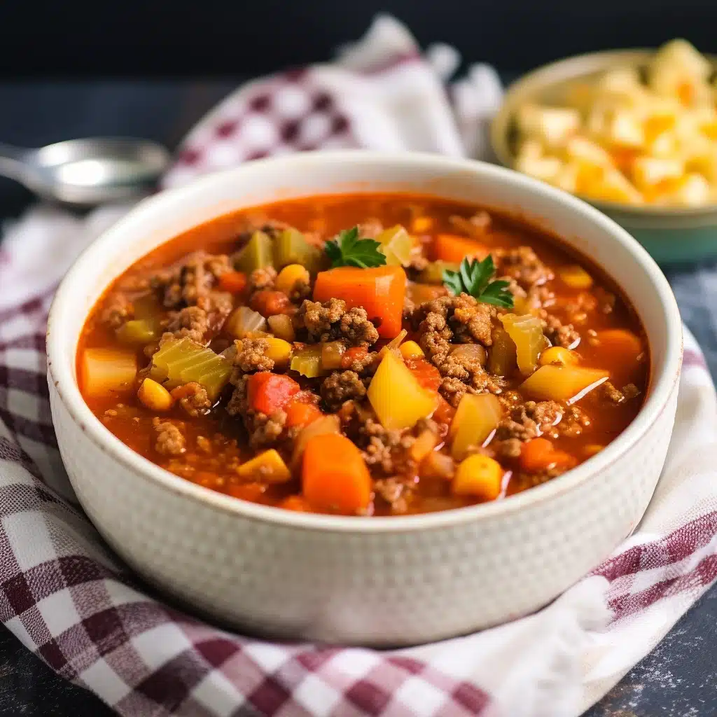 Ground Beef Vegetable Soup