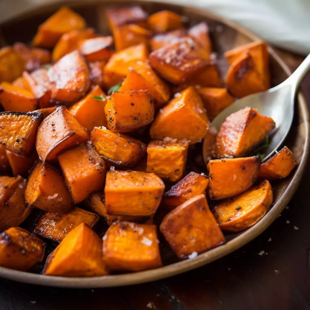 Honey Roasted Sweet Potatoes