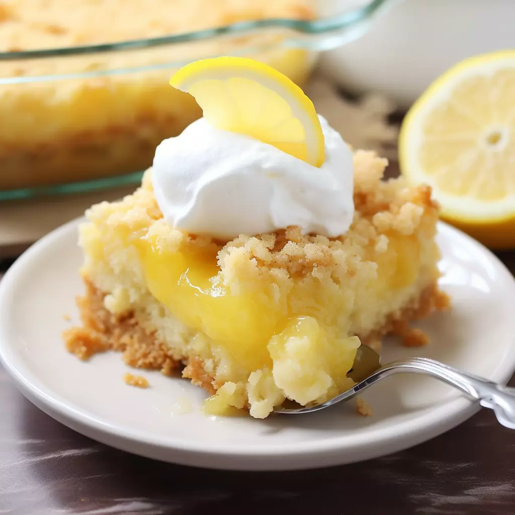 Lemon Cheesecake Dump Dessert Recipe