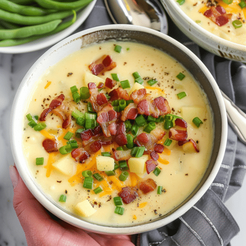 Creamy Potato Soup with Bacon