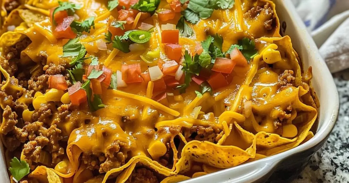 Walking Taco Casserole