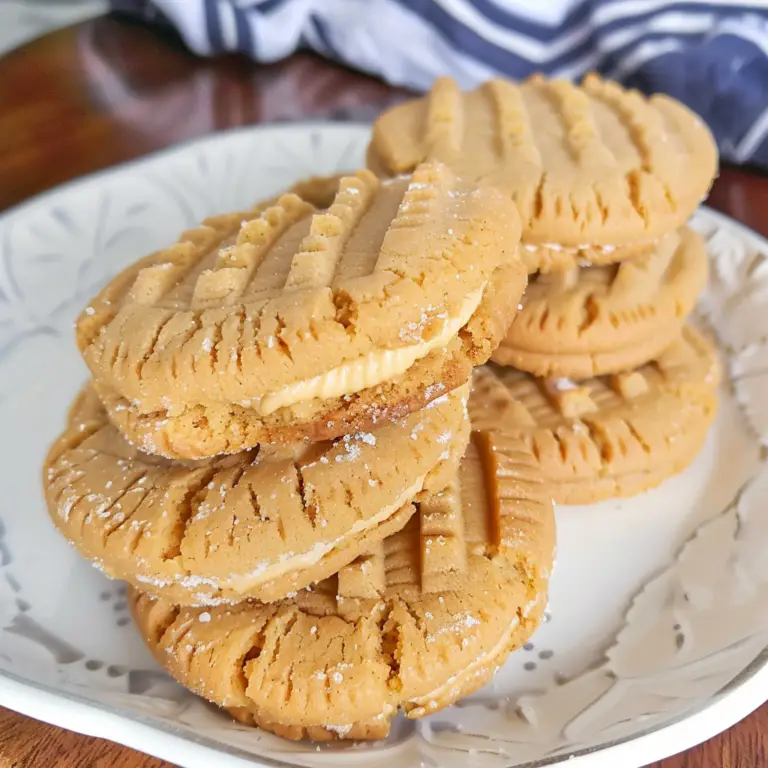 Homemade Nutter Butter Cookies 