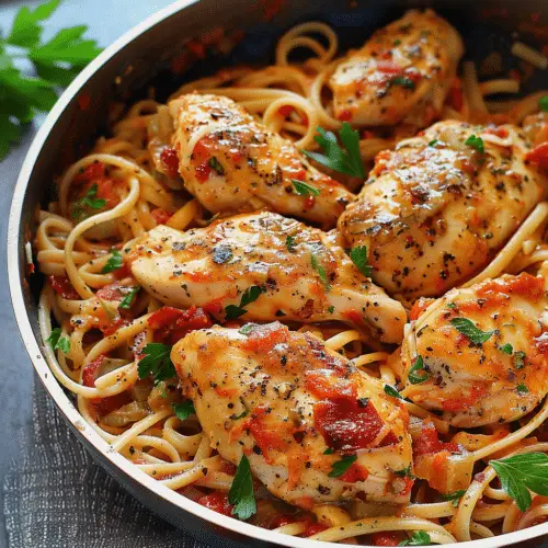 Italian Creamy Chicken Pasta