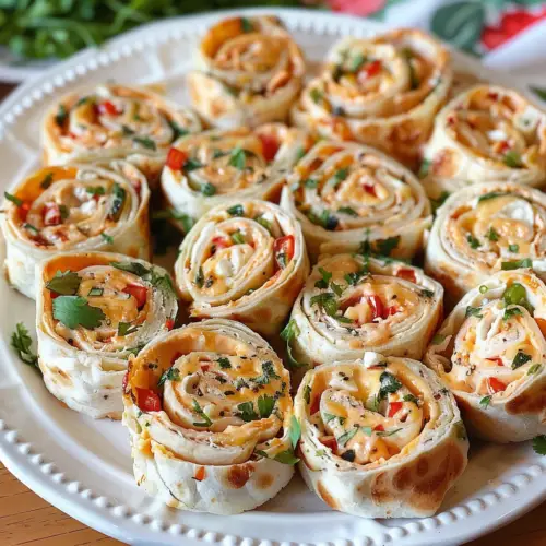 Easy Mexican Chicken Pinwheels