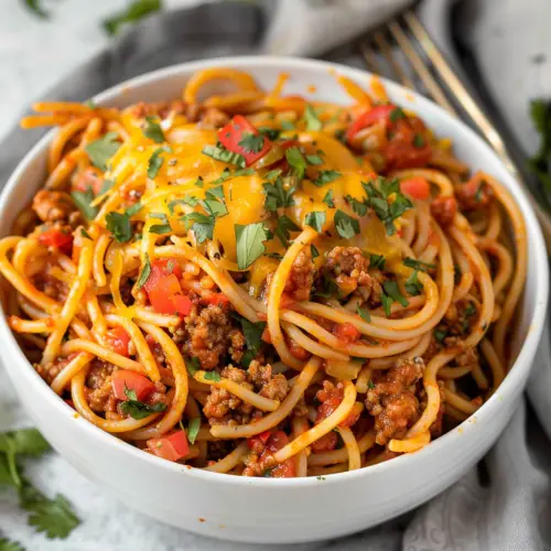 Taco Spaghetti To Die For