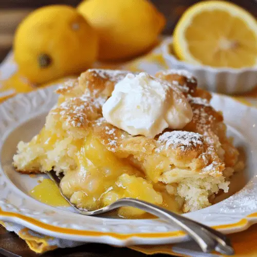 Magic Lemon Cobbler