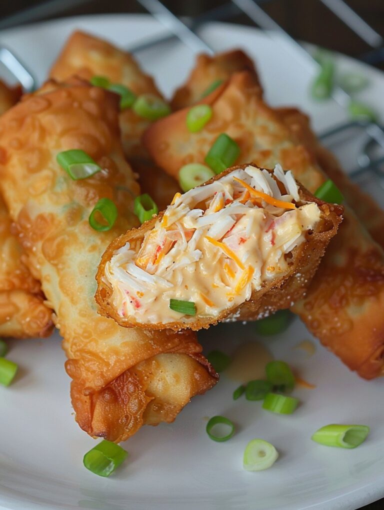 Crab Cake Egg Rolls