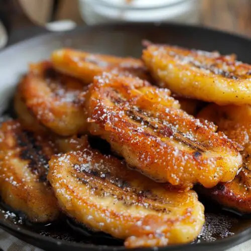 Skillet Banana Fritters