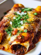 Beef & Bean Enchiladas