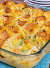 Bubble Up Chicken Pot Pie Casserole