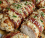 Bacon Wrapped Garlic Parmesan Chicken
