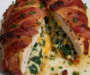 Bacon Wrapped Stuffed Chicken Breast