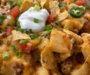 Crockpot Cheesy Taco Potatoes