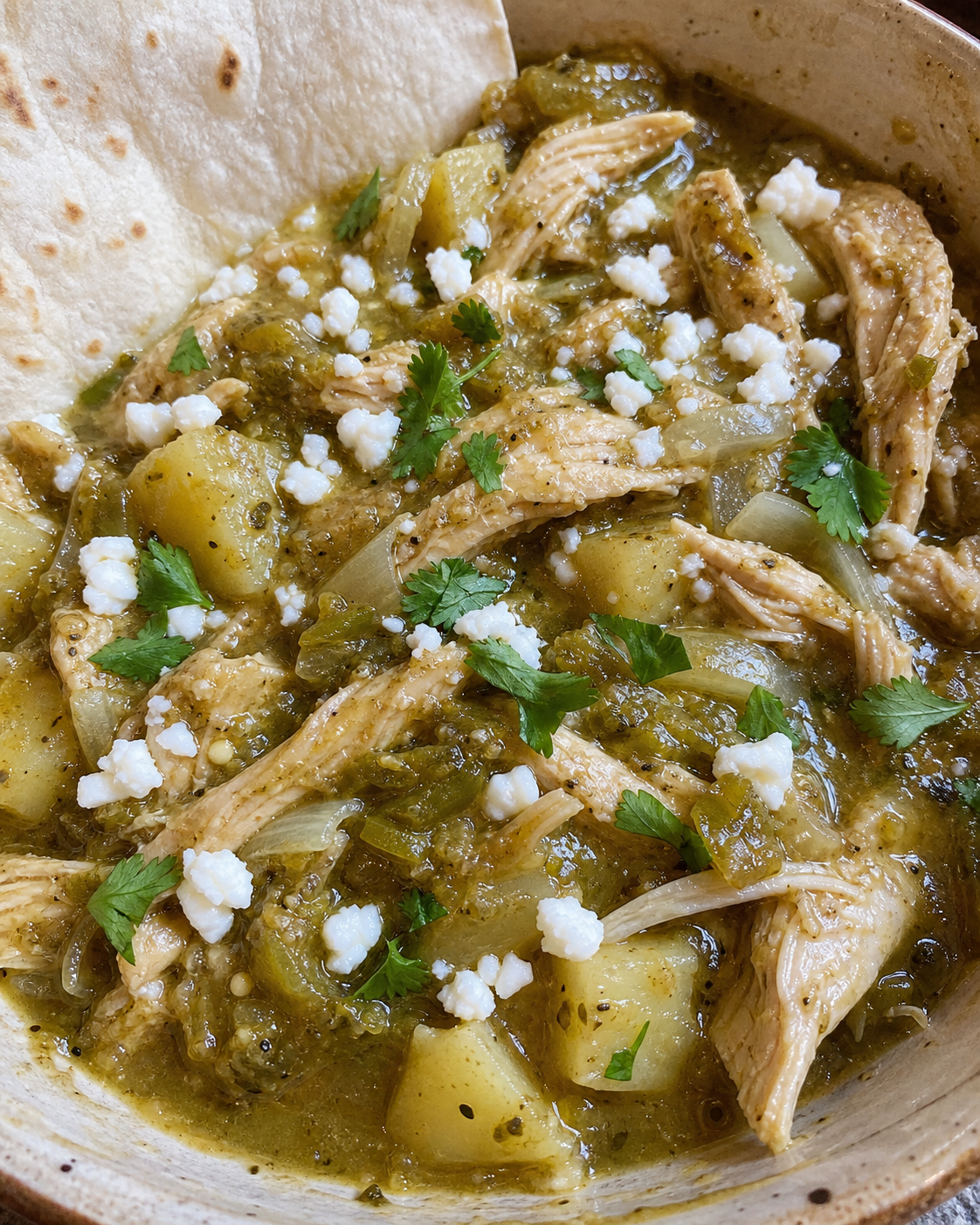 Green Chile Stew With Chicken