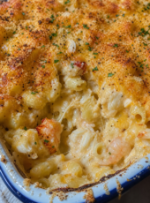 Seafood Mac and Cheese Bake