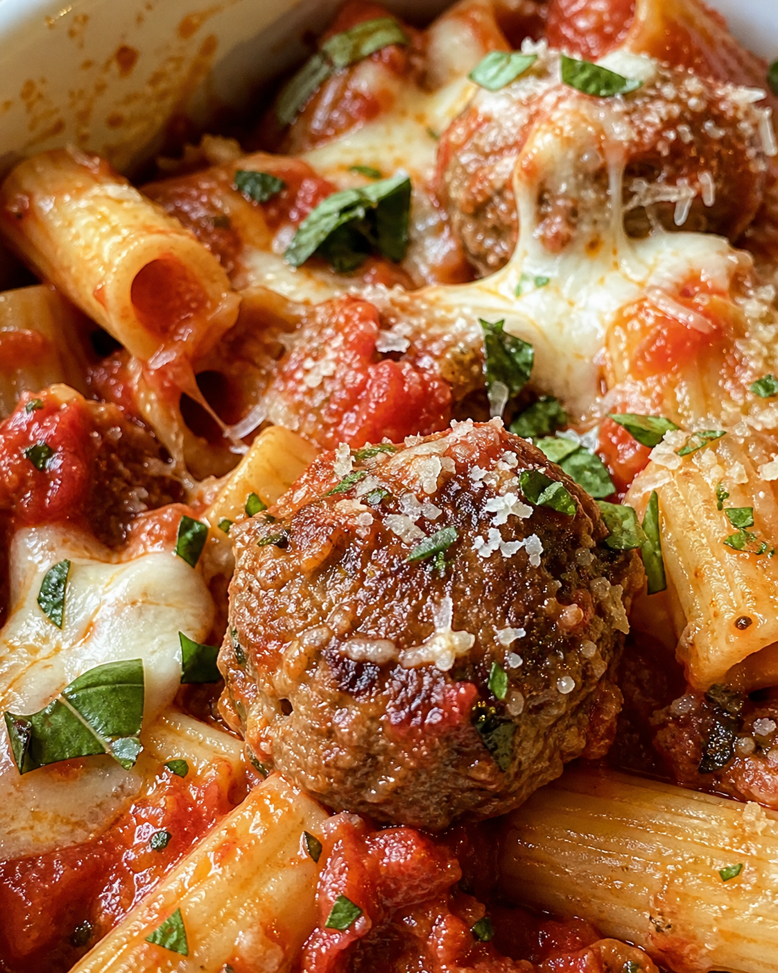 Slow Cooker Meatball & Pasta Comfort Bowl