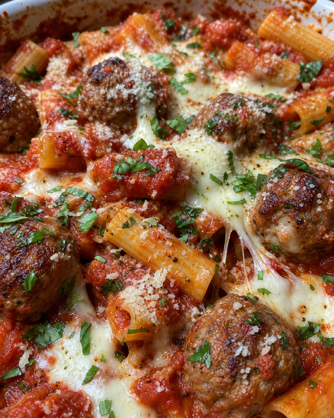 Slow Cooker Meatball & Pasta Comfort Bowl