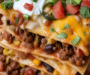 Taco Lasagna Casserole Stack
