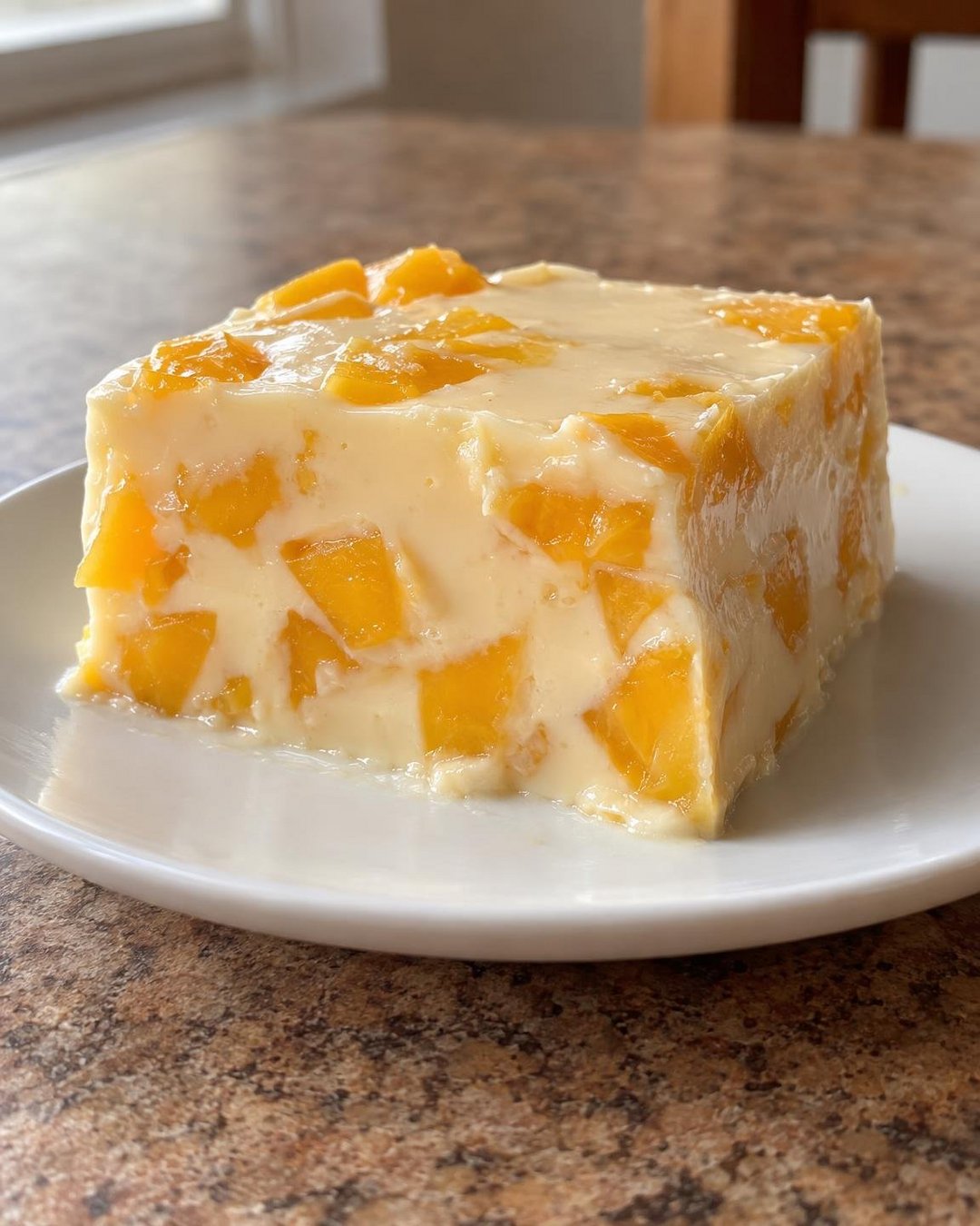 3-Milk Gelatin with Fruits Ingredients, an individual serving